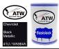 Preview: Chevrolet, Black Metallic, 41U / WA984A: 500ml Lackdose, von ATW Autoteile West.